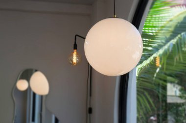 Kahve dükkanı tarzı dekorasyonlar, stok fotoğrafı.