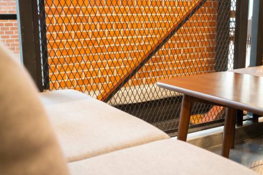 Modern kahve dükkanı tasarımı iç tasarım, stok fotoğrafı