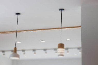 Modern ve endüstriyel çatı katı odası, stok fotoğrafı.