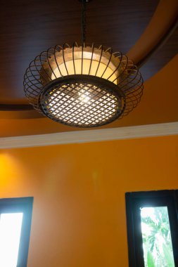 Karantina zamanında kamusal alan iç tasarımı, stok fotoğrafı