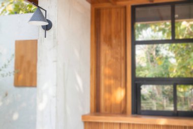 Açık hava bahçe rahatlama yeşil kafe, stok fotoğrafı.