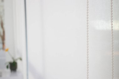 Beyaz, temiz, minimal restoran tarzı, stok fotoğrafı.