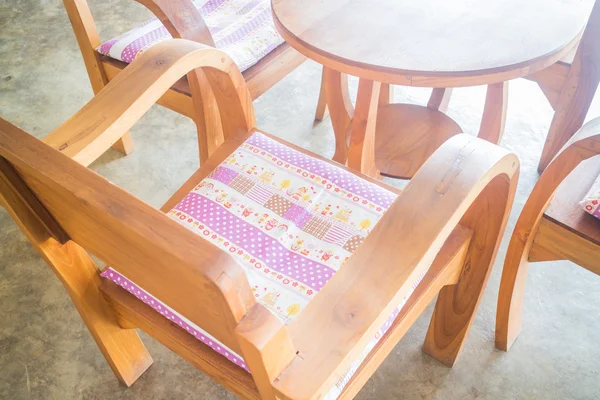 Set furnitur kayu klasik — Stok Foto