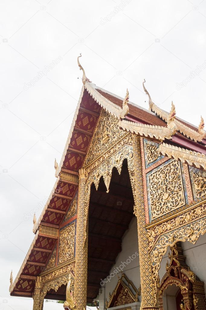 Phra Singha temple in Chiang Mai, Thailand 