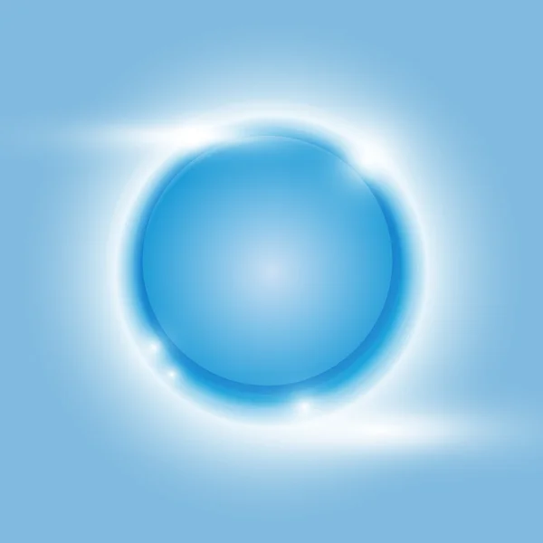 Дизайн синього блискучого кола векторний абстрактний фон — стоковий вектор