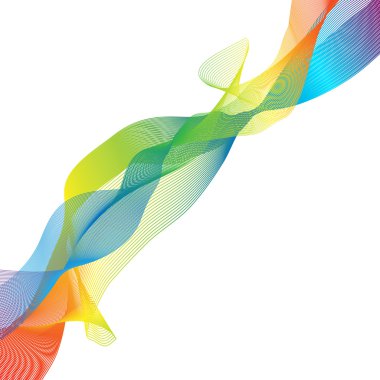 Beyaz arka plan üzerinde renkli hayal tasarım