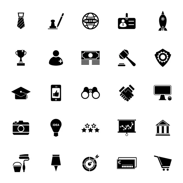 SME icons on white background — Stock Vector