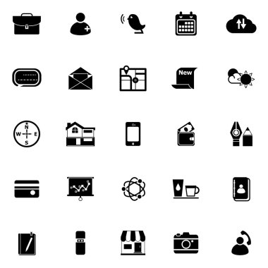 beyaz zemin üzerinde telefon simgeleri