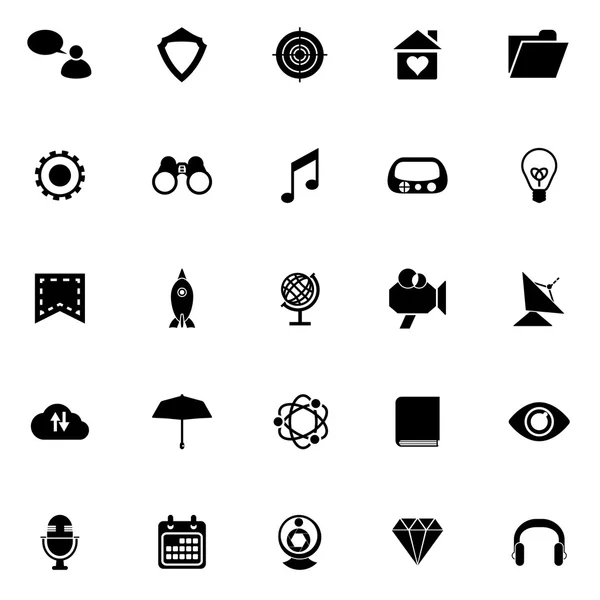 SEO icons on white background — Stock Vector