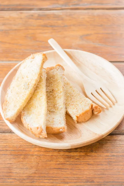 Smaczny tosty multi ziarna chleba z masłem — Zdjęcie stockowe