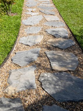 Ev bahçesinde doğal çiçek peyzajı, stok fotoğrafı