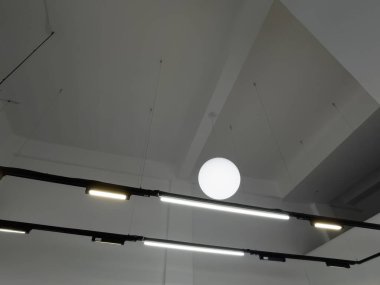 Modern mini kafe ve restoran içi, stok fotoğrafı.