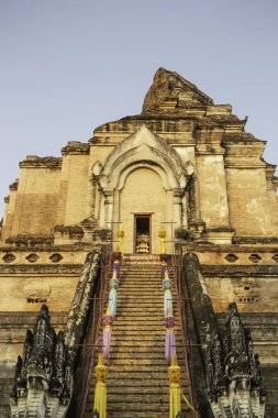 Chiang Mai, Tayland Wat Chedi Laung halka açık bir yer.