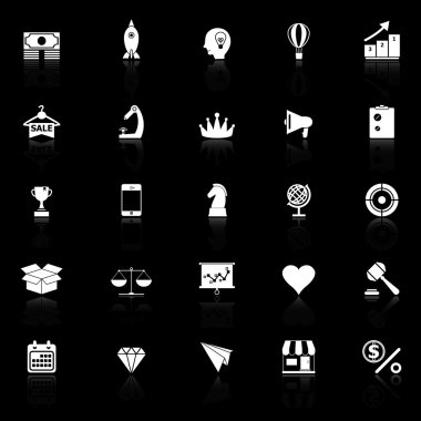 Pazarlama stratejisi kutsal kişilerin resmi ile siyah üzerine yansıtmak