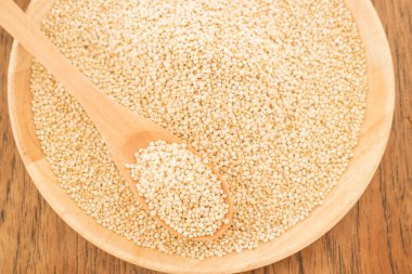 Quinoa Tahıl ahşap plaka