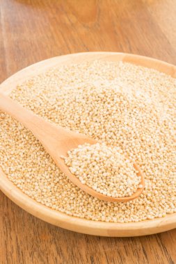 Quinoa Tahıl ahşap plaka