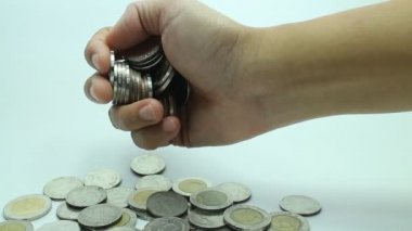 Erkek unclasp Tayland Bahtı sikke