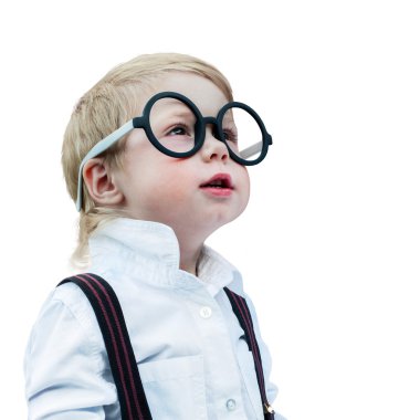 Çocuk izole okul için beyaz kavramı