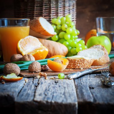 Ham Ürünler Meyve Vintage Tarzı Ortaçağ