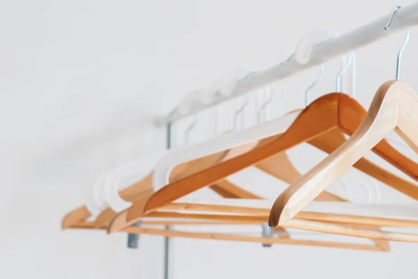 Novo conceito de projeto de design Vazio Open Cloth Rail — Fotografia de Stock