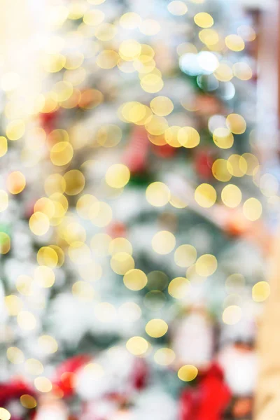 Julen Älva Ljus Vit Snö Träd Suddig Abstrakt Bakgrund — Stockfoto