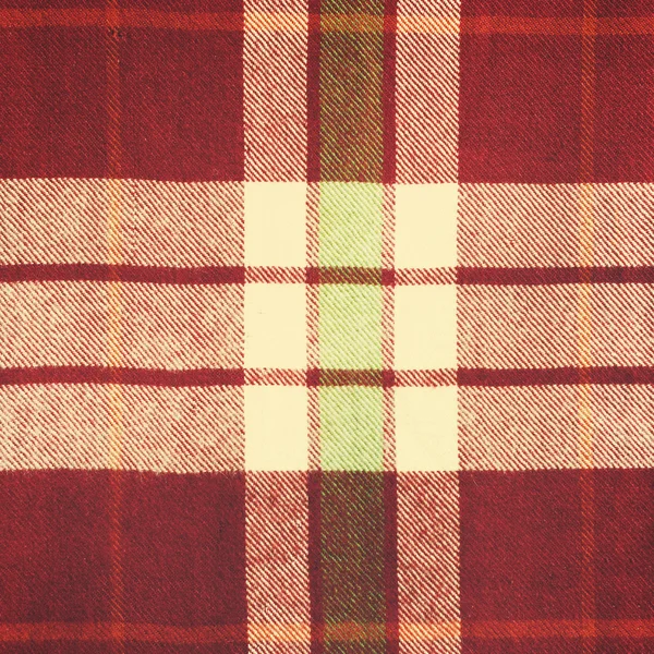 Tartan piknik için. Yünlü ekose dokusuna — Stok fotoğraf