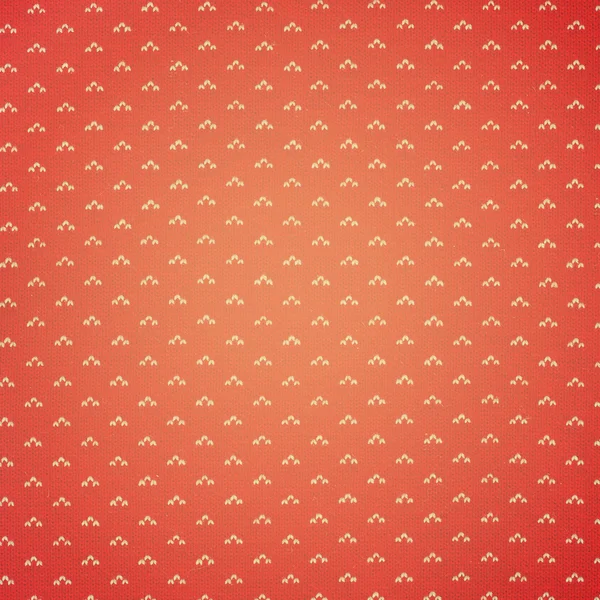 Texture tricotée décolorée rouge avec points blancs — Photo