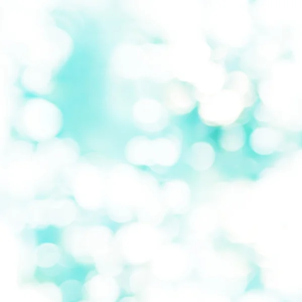 Luminoso naturale Bokeh sullo sfondo di colore blu — Foto Stock