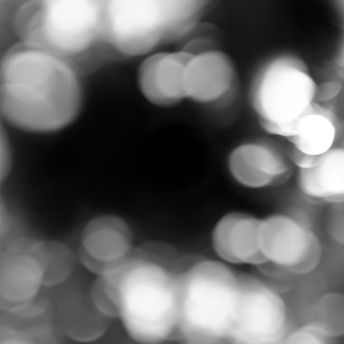 Doğal eleman siyah izole Bokeh