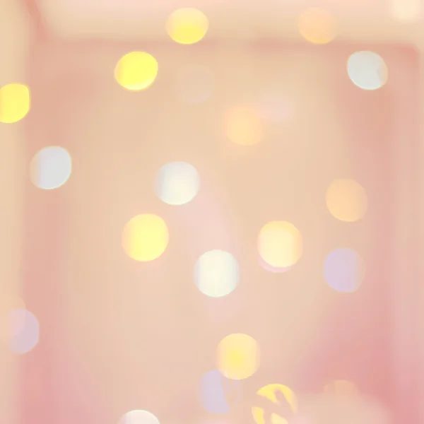 Luces de color pastel desenfocadas borrosas. Fondo festivo brillante — Foto de Stock