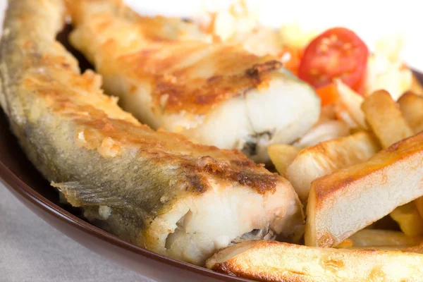 kızarmış balık - safran cod veya navaga