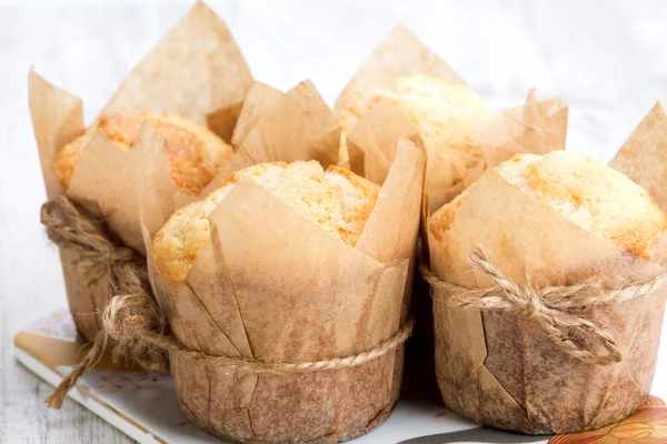 Muffin in forma cartacea — Foto Stock