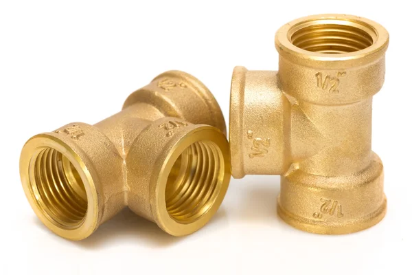 pirinç parçaları için sıhhi tesisat boruları - tee