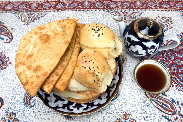 Baking in the Central Asian cuisine — Stock Photo, Image