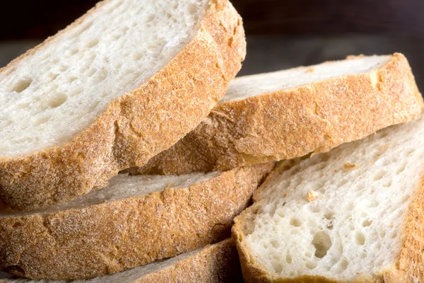 Ciabatta - ιταλική άσπρο ψωμί με ελαιόλαδο — Φωτογραφία Αρχείου