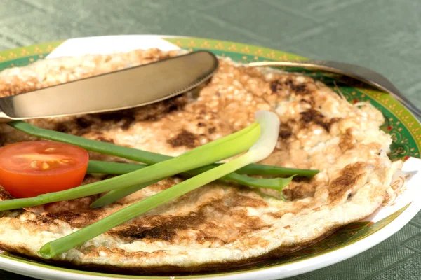 Matzah brei - omlet matzah adet — Stok fotoğraf
