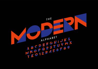 Biçimlendirilmiş yazı tipi ve alfabe vektörü