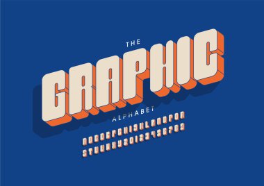 Biçimlendirilmiş grafik yazı tipi vektörü