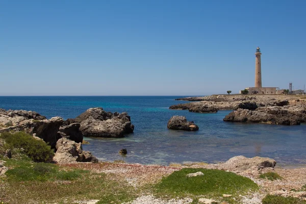 Een vuurtoren Favignana — Stockfoto