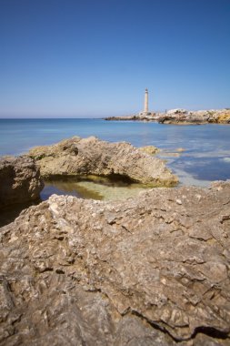 bir Favignana deniz feneri