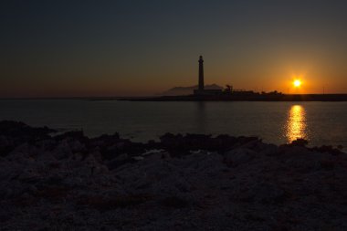 bir Favignana deniz feneri