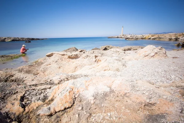 Um farol de Favignana — Fotografia de Stock