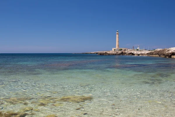 Ein Leuchtturm von Favignana — Stockfoto