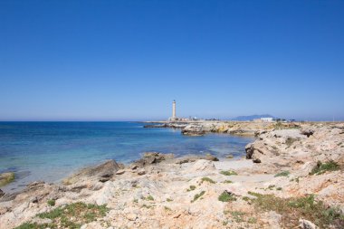 bir Favignana deniz feneri