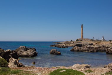 bir Favignana deniz feneri