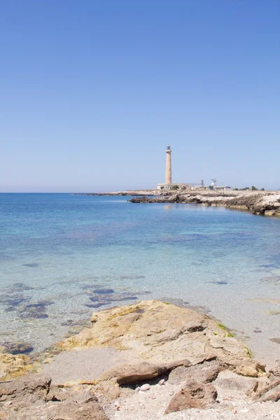 bir Favignana deniz feneri