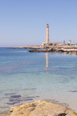 bir Favignana deniz feneri