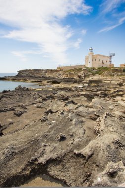 bir Favignana deniz feneri