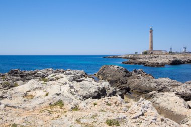 bir Favignana deniz feneri