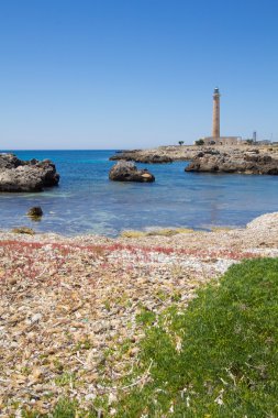 bir Favignana deniz feneri